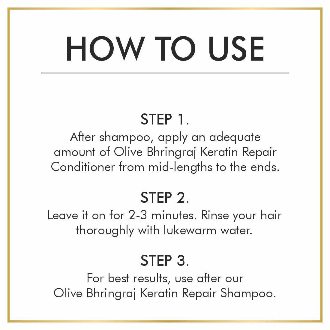 Nuerma Science Keratin Repair Olive Bhringraj Hair Conditioner for Dehydrated & Strengthen Hair - Distacart