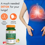 Thumbnail for Pure Nutrition Lung Detox with Vitamin C & Grape Seed Extract Veg Capsules - Distacart