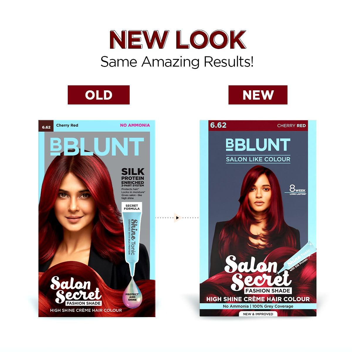 BBlunt Salon Secret High Shine Crème Hair Colour - Cherry Red - Distacart