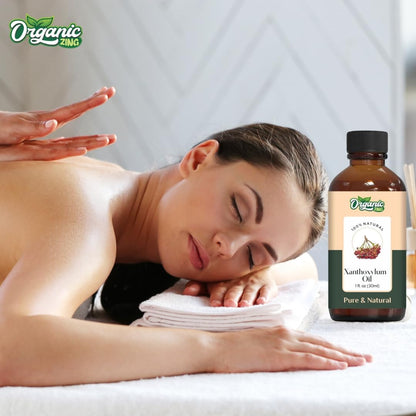 Organic Zing Xanthoxylum (Zanthoxylum) Oil | Pure & Natural Steam Distilled Essential Oil for Aroma, Diffusers & Massage - Distacart