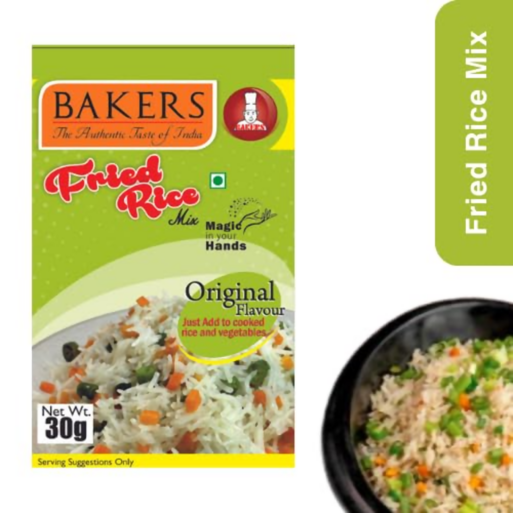 BAKERS Fried Rice Mix ,Butter Chicken Masala ,Chilli Chicken Masala Mix ,Chicken Lollypop - Dista