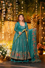 Thumbnail for Yash Enterprise Rama Crunchy Silk Party Wear Embroidery Suit Set - Distacart