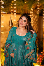 Thumbnail for Yash Enterprise Rama Crunchy Silk Party Wear Embroidery Suit Set - Distacart