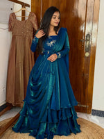 Thumbnail for Yash Enterprise Rama Fandy Silk Party Wear Embroidery Suit Set - Distacart