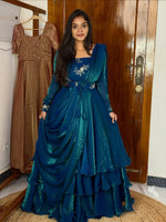 Thumbnail for Yash Enterprise Rama Fandy Silk Party Wear Embroidery Suit Set - Distacart