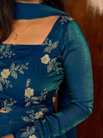Thumbnail for Yash Enterprise Rama Fandy Silk Party Wear Embroidery Suit Set - Distacart