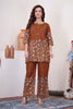 Pramukh Fab Brown Color Cotton Co-ord Set - Distacart
