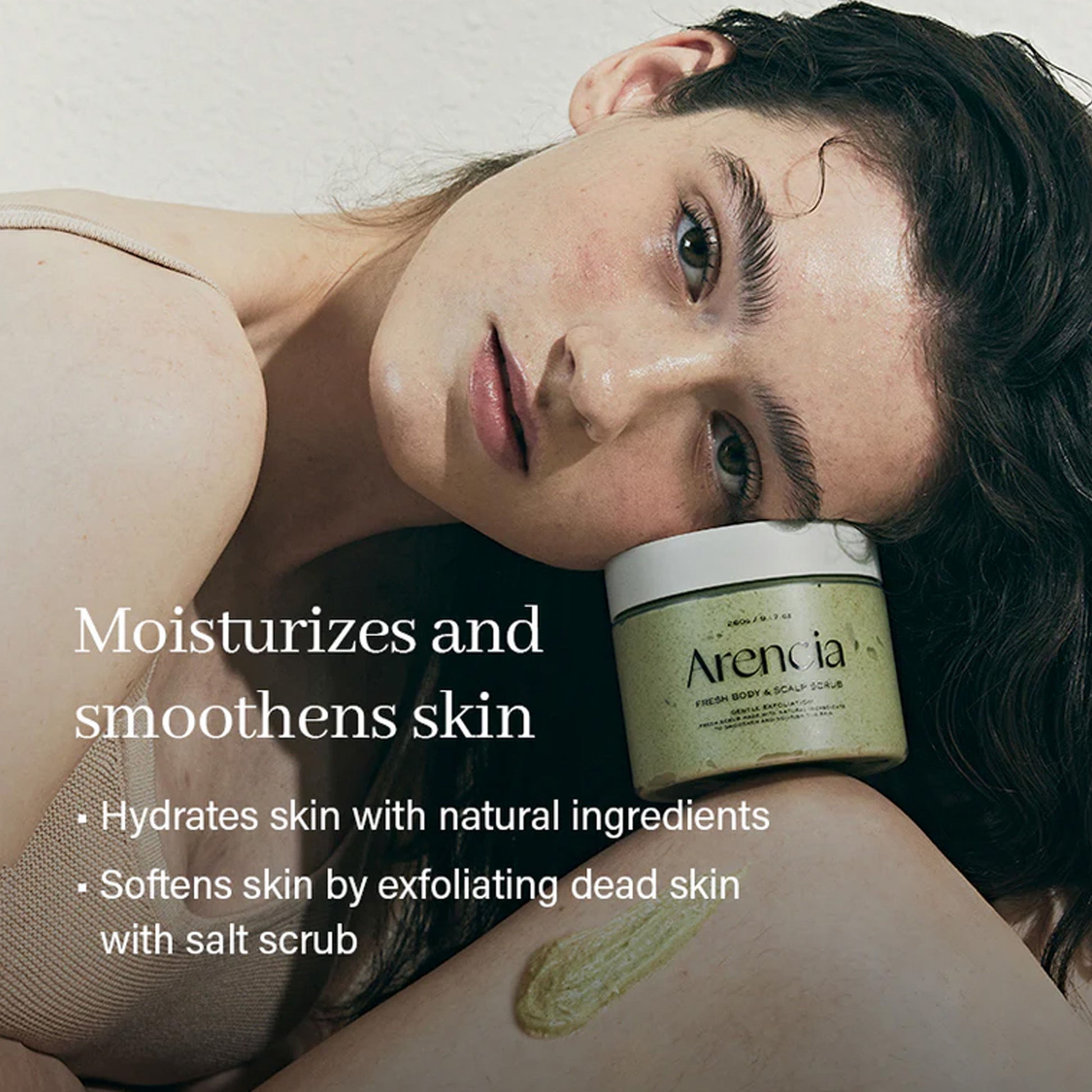 Arencia Geranium & Primrose Fresh Cloud Body & Scalp Scrub - Distacart