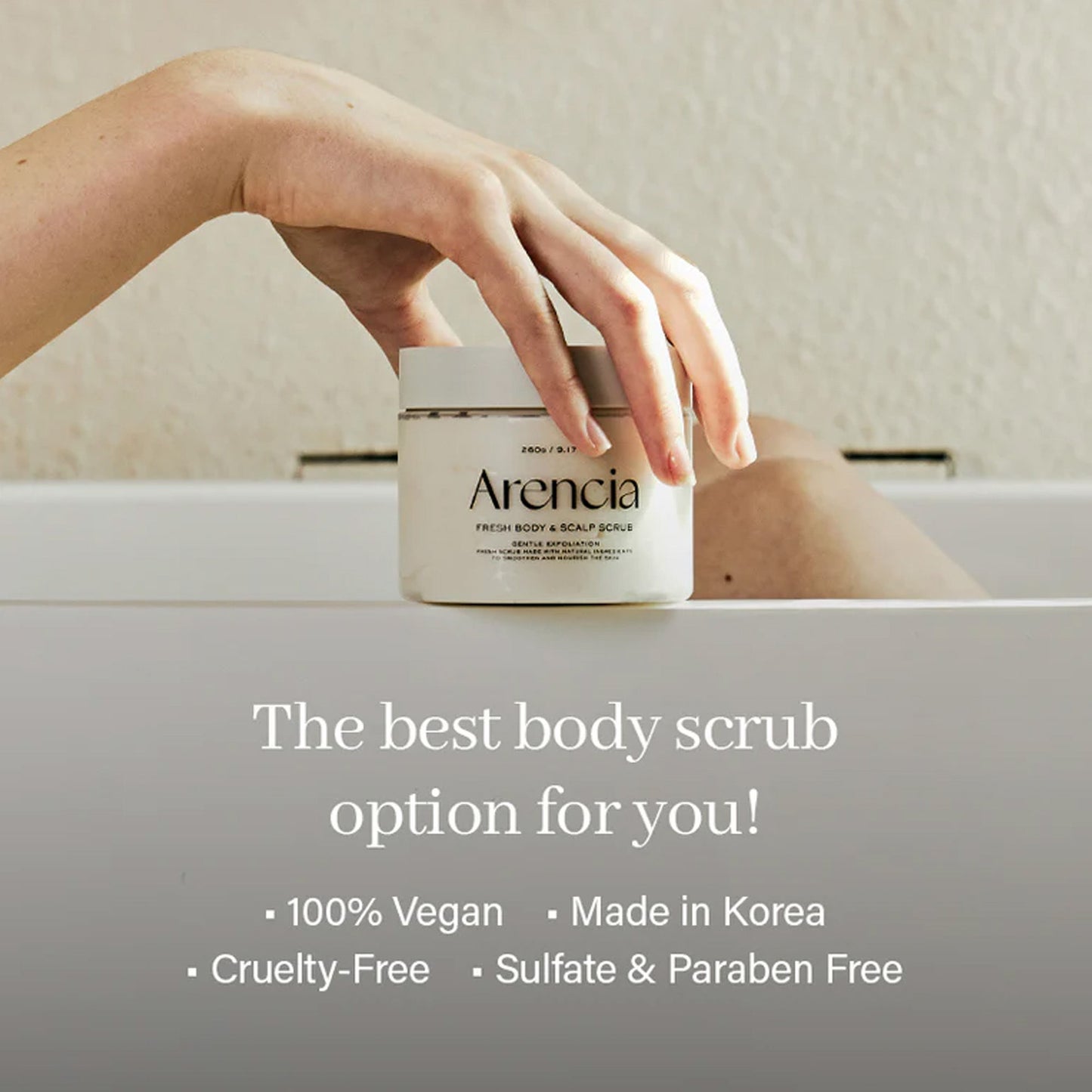 Arencia Geranium & Primrose Fresh Cloud Body & Scalp Scrub - Distacart