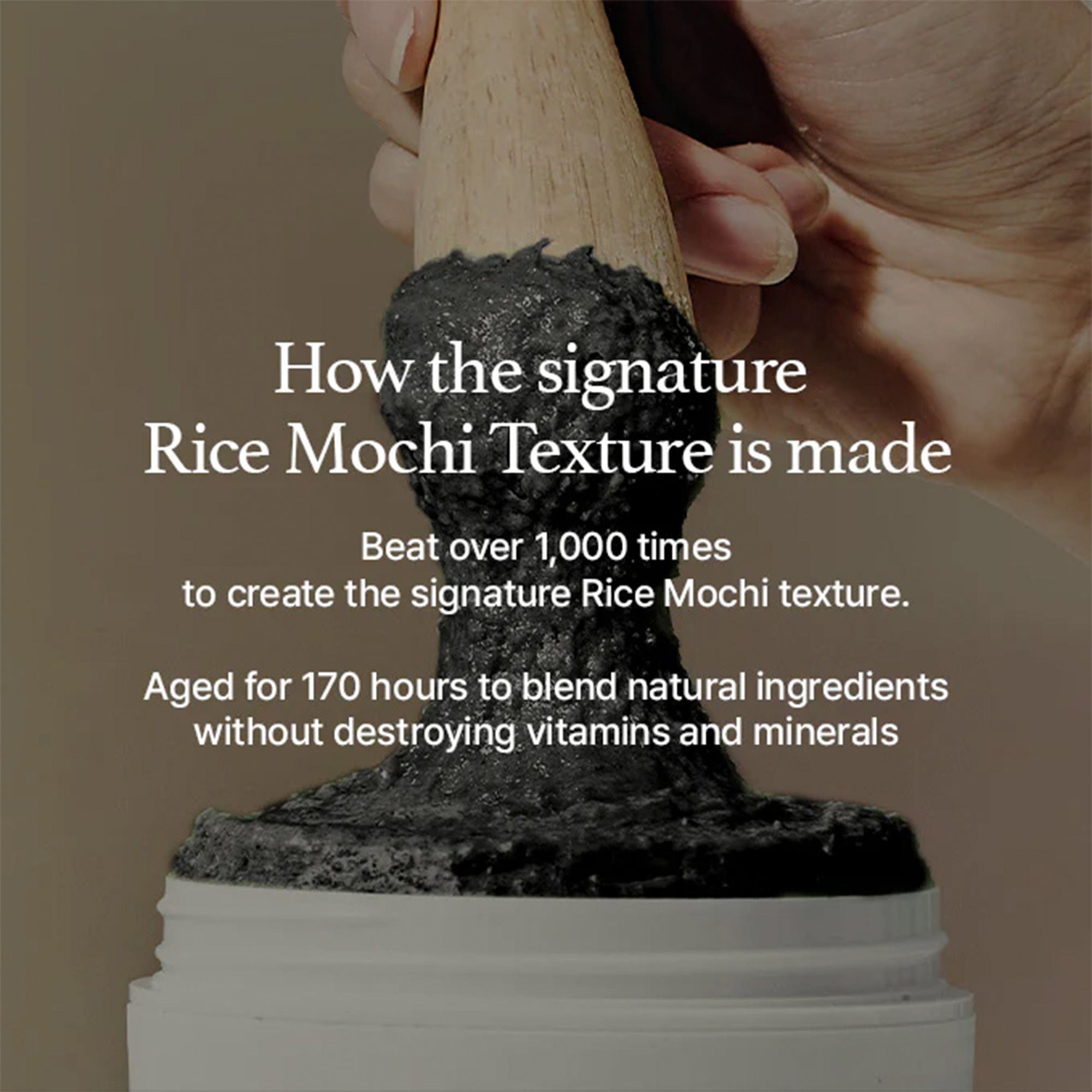 Arencia Black Tea Rice Mochi Cleanser