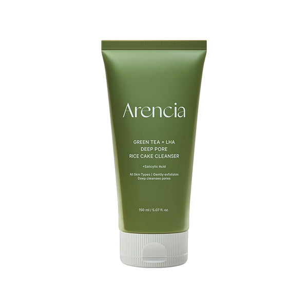 Arencia Green Tea + LHA Deep Pore Rice Cake Cleanser - Distacart