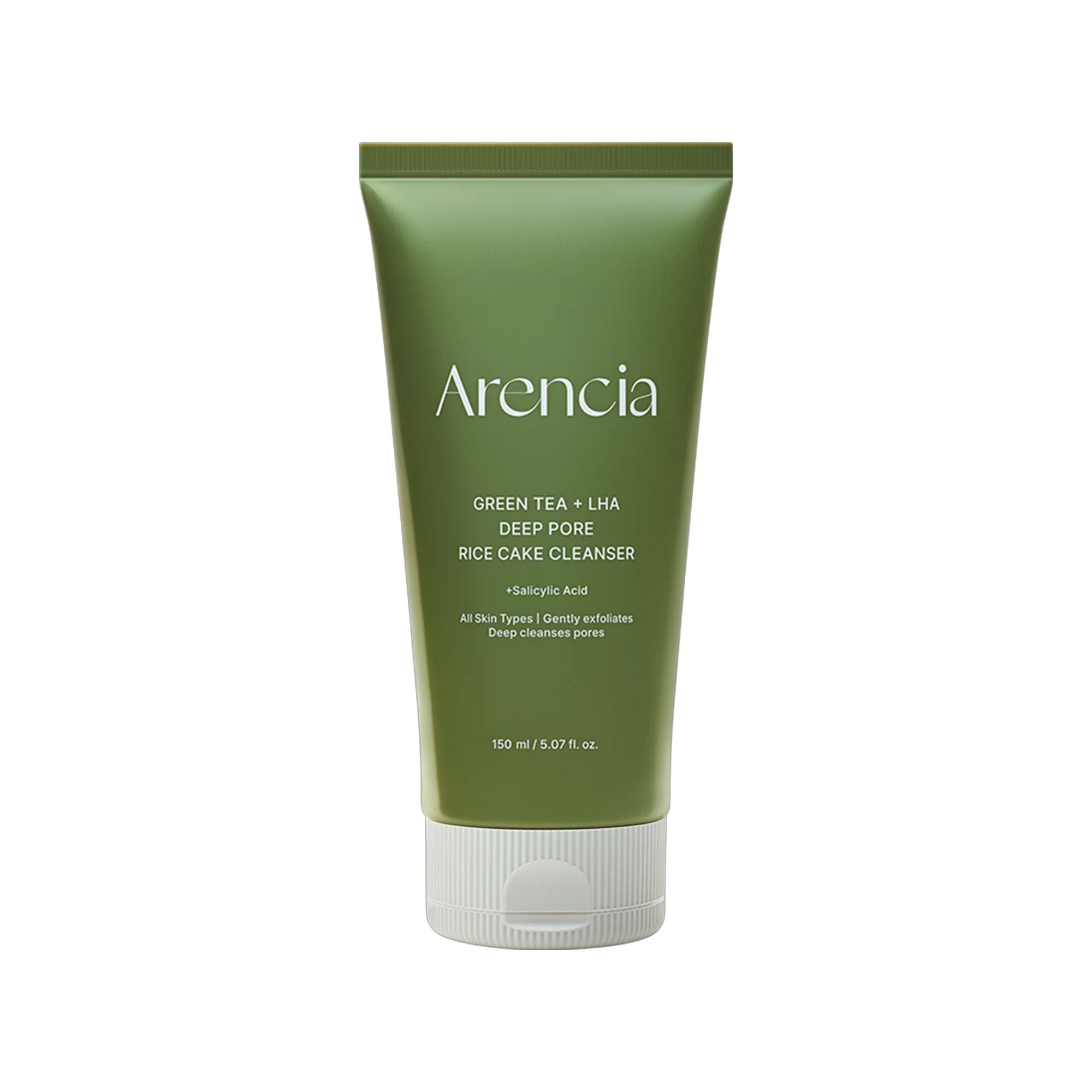 Arencia Green Tea + LHA Deep Pore Rice Cake Cleanser - Distacart