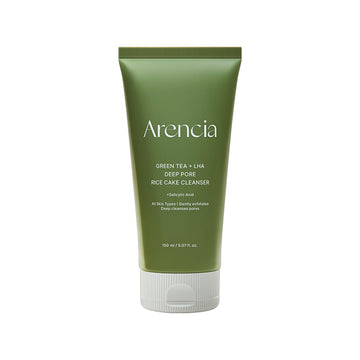 Arencia Green Tea + LHA Deep Pore Rice Cake Cleanser - Distacart