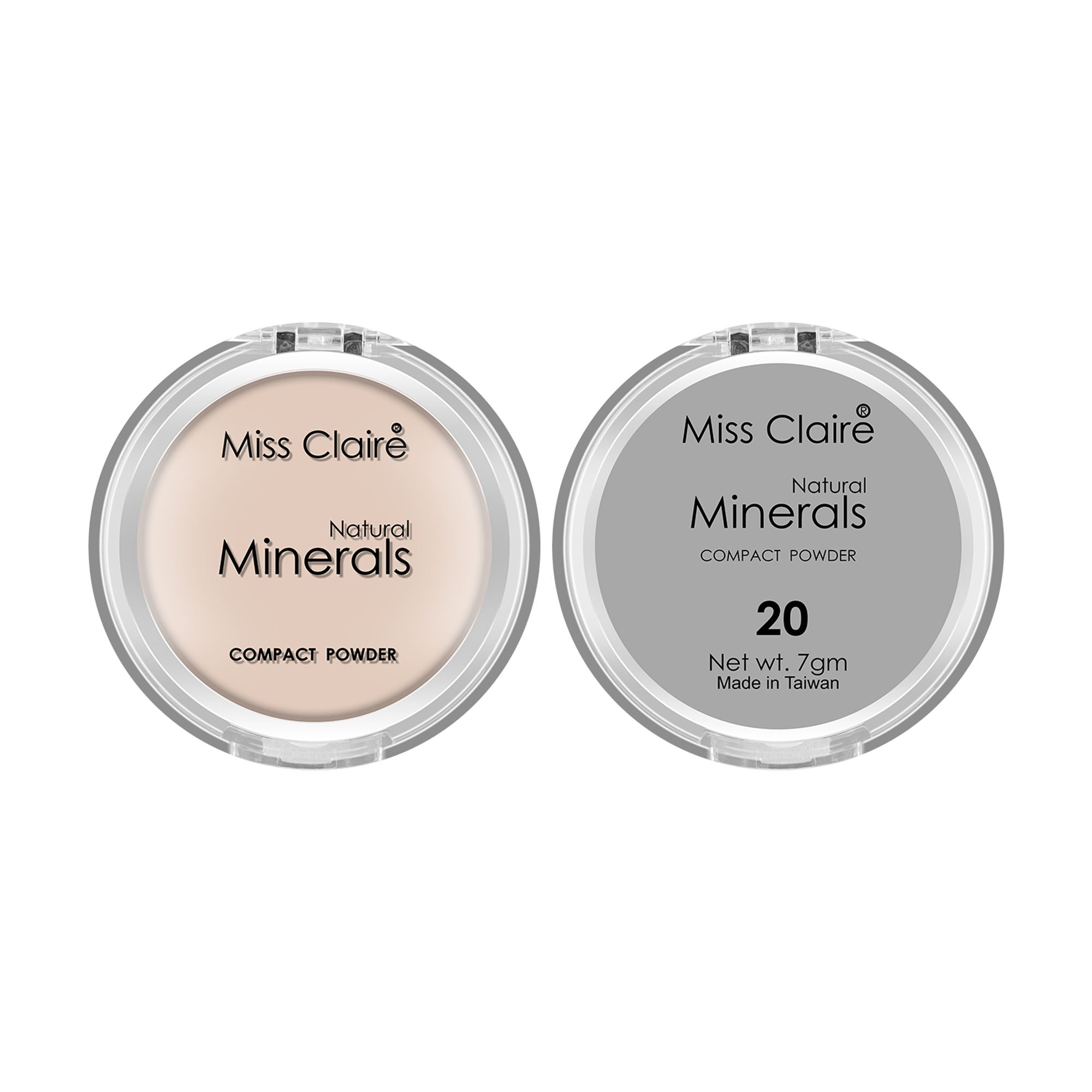 Miss Claire Natural Mineral Compact Powder - 20
