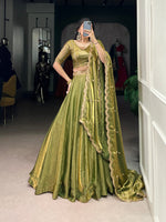 Thumbnail for Pramukh Fab Mehendi Color Fendi Lehenga Choli