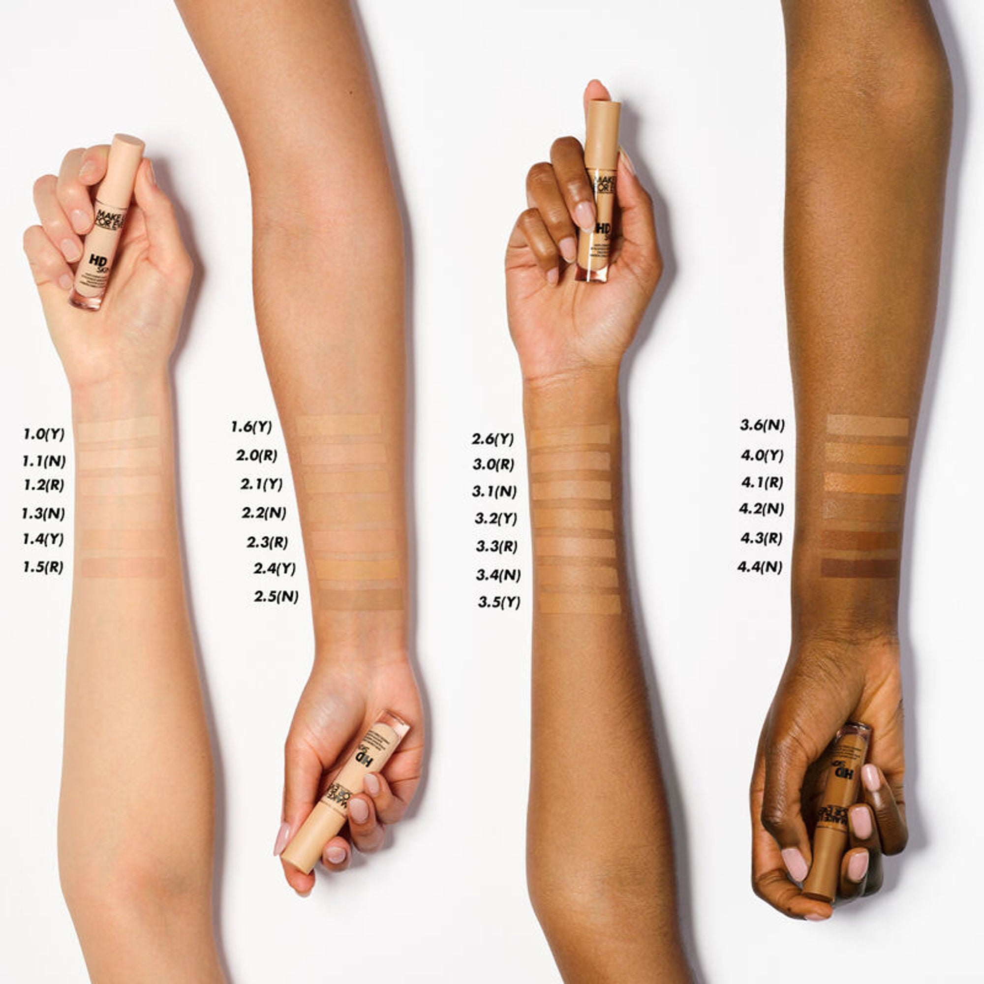 MAKE UP FOR EVER HD Skin Concealer - 2.4Y Latte - Distacart