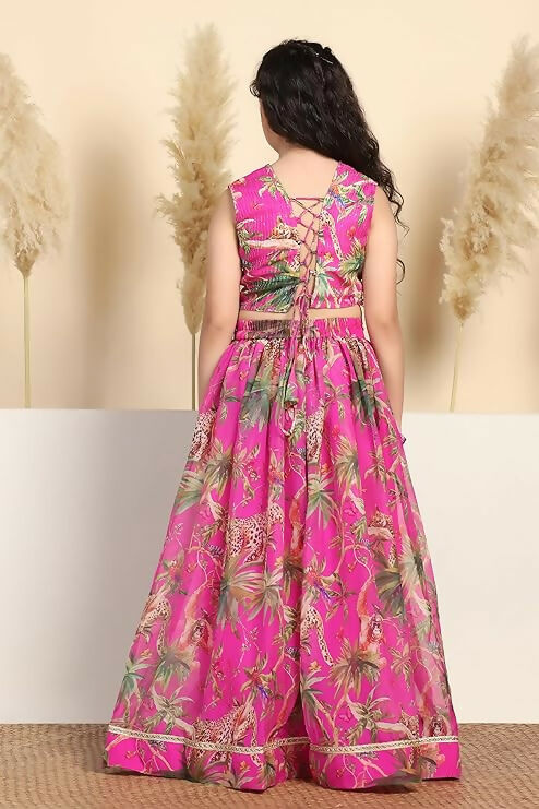 Joban Fashion Girl's Purple Color Lehenga Choli