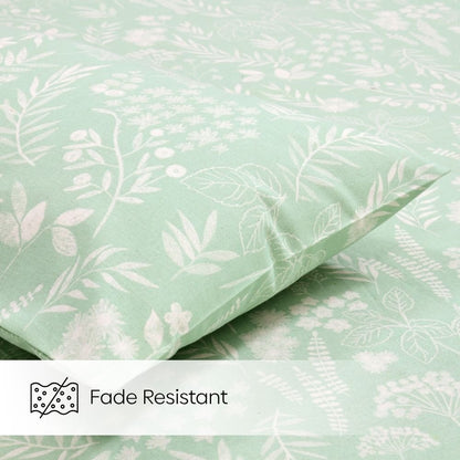Haus & Kinder Silver Meadow Bloom Single Flat Size Bedsheet, 186 TC - Dista