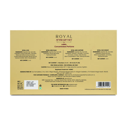 Ajmal India Royal Series Concentrated Perfume Gift Set - Dista