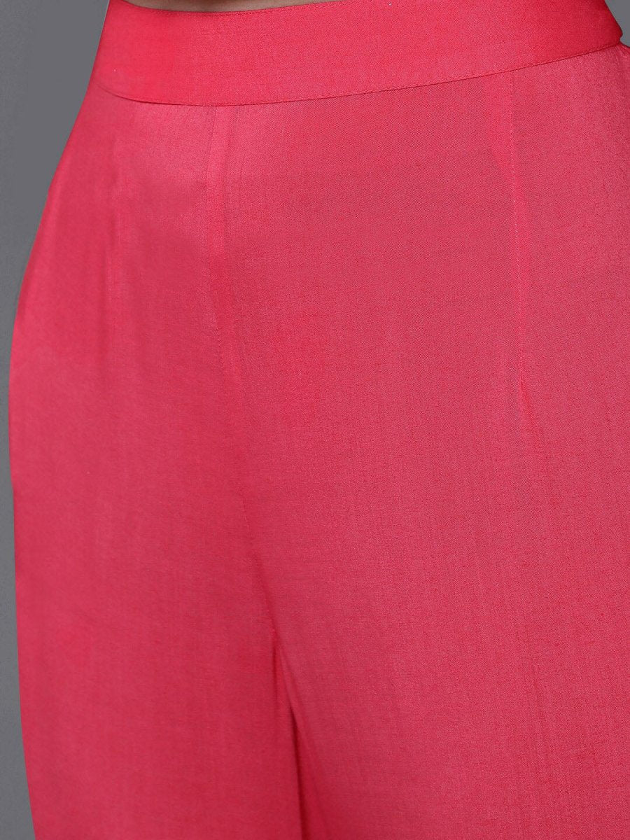 Aks Ethnic Motifs Printed Straight Kurta With Sharara - Distacart