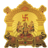 Stickerbazaar Micro Golden Mandir Big Sticker - Distacart
