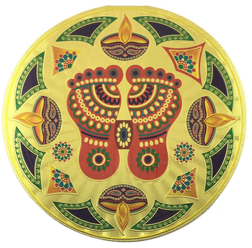 Stickerbazaar Micro Golden Embossing Rangoli Stickers - Distacart