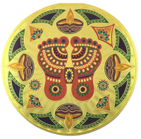 Thumbnail for Stickerbazaar Micro Golden Embossing Rangoli Stickers