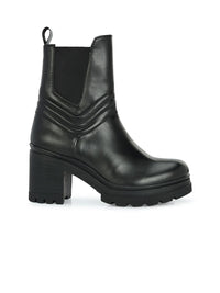 Thumbnail for Delize Women Block Heeled High-Top Chelsea Boots