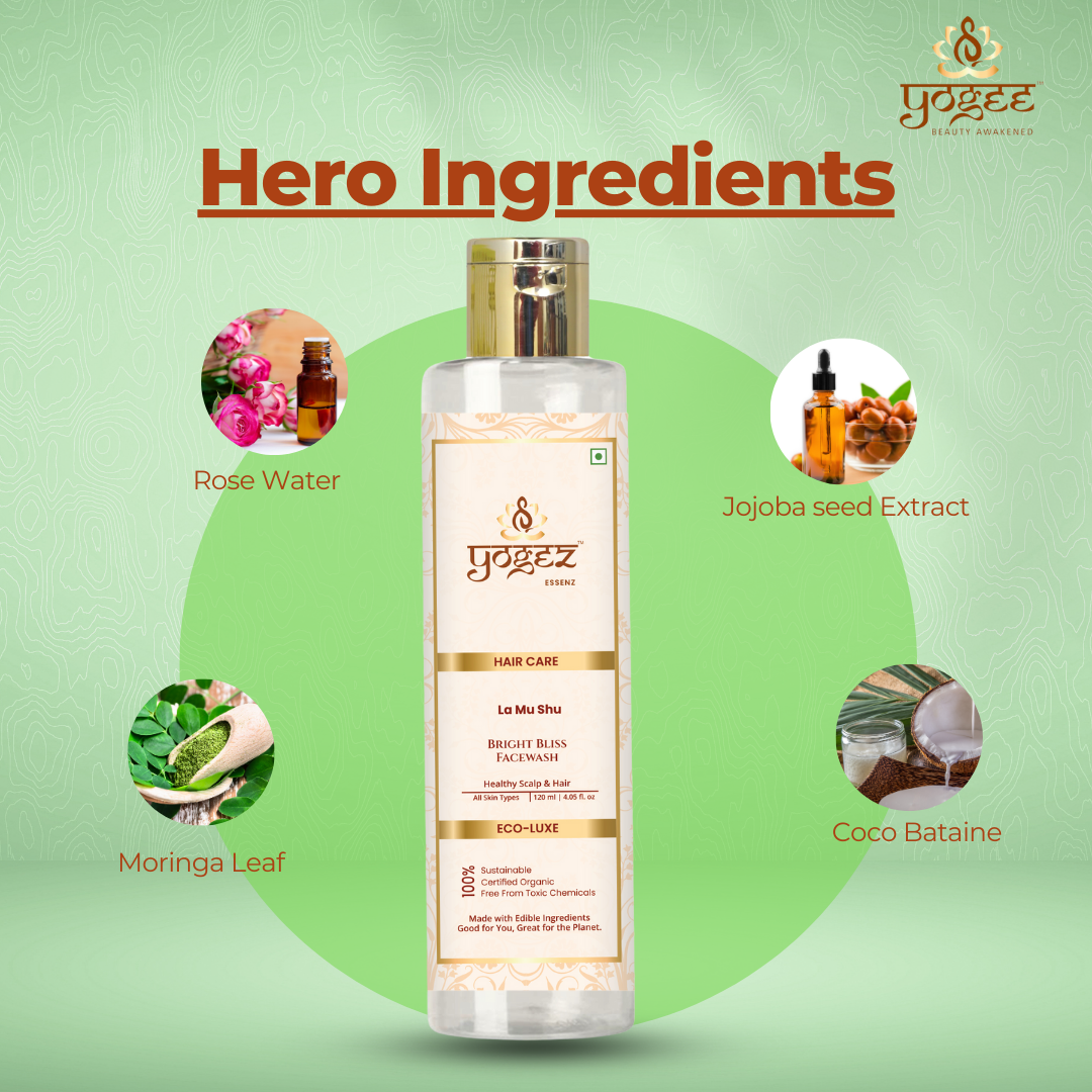Yogez La Mu Shu Bright Bliss Facewash - Distacart