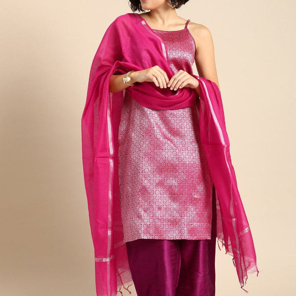 Anouk Ethnic Motifs Regular Kurta with Palazzos & Dupatta - Distacart