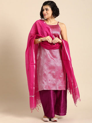 Anouk Ethnic Motifs Regular Kurta with Palazzos & Dupatta - Distacart