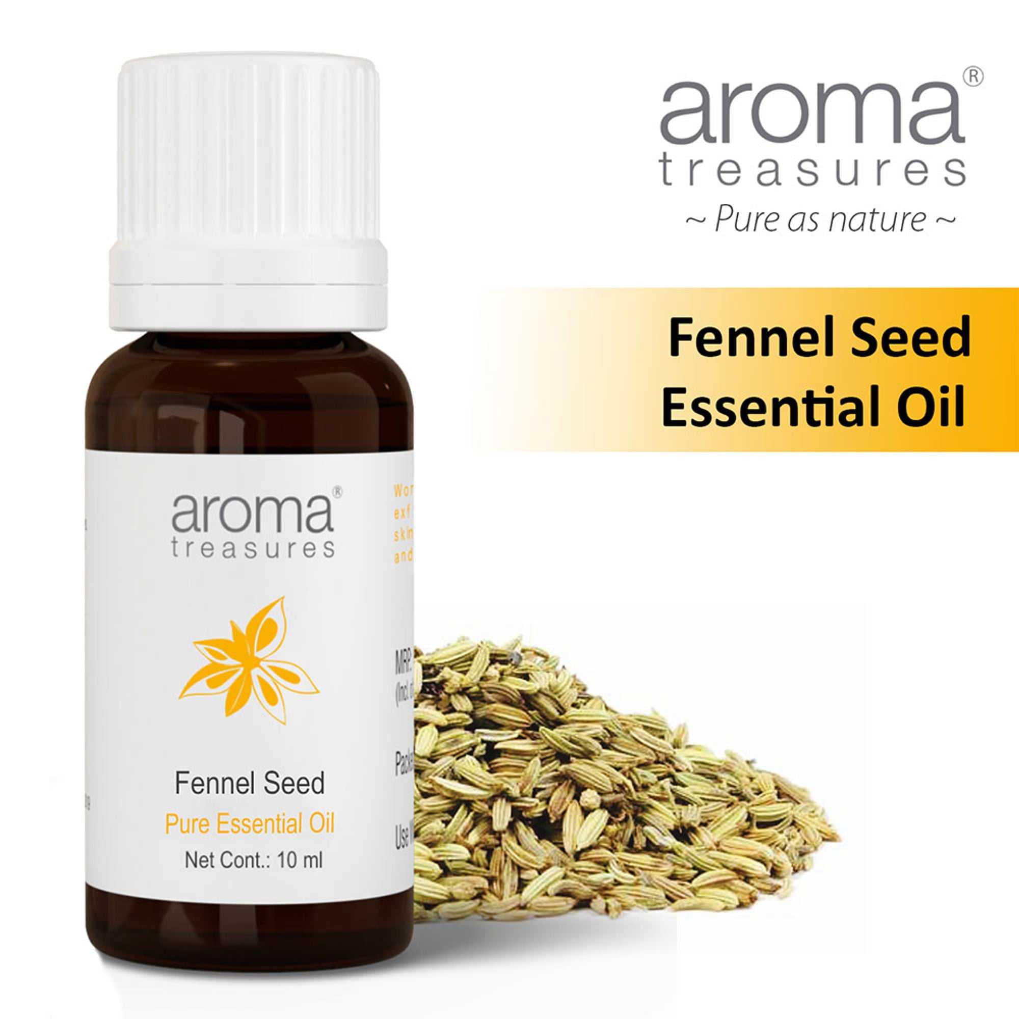 Aroma Treasures Fennel Seed Pure Essential Oil - Distacart