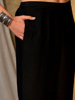 Thumbnail for Indo Era Floral Yoke Design Regular Thread Work Kurta With Trousers & Dupatta