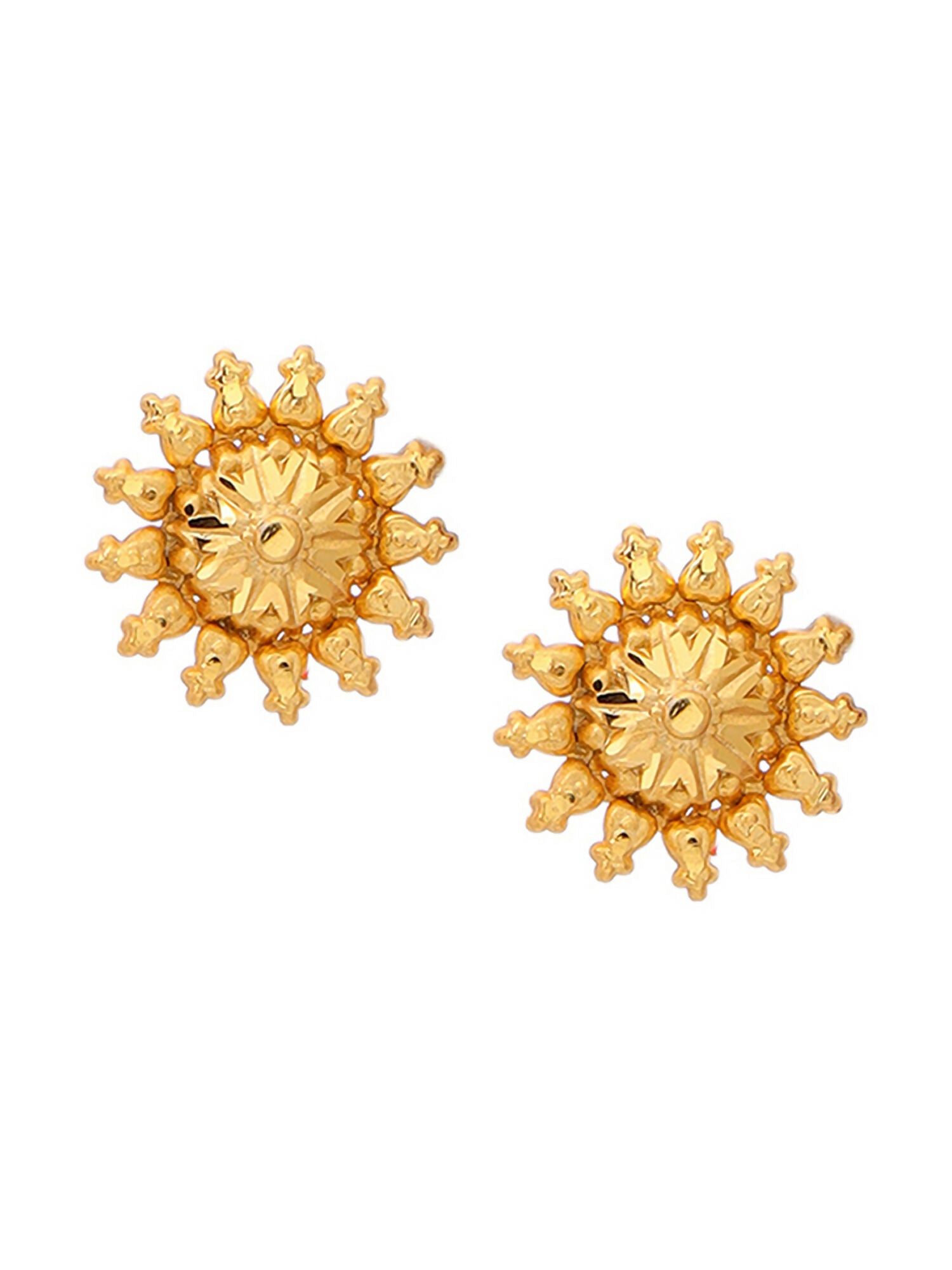 Ruby Raang Golden Choker with Round Studs