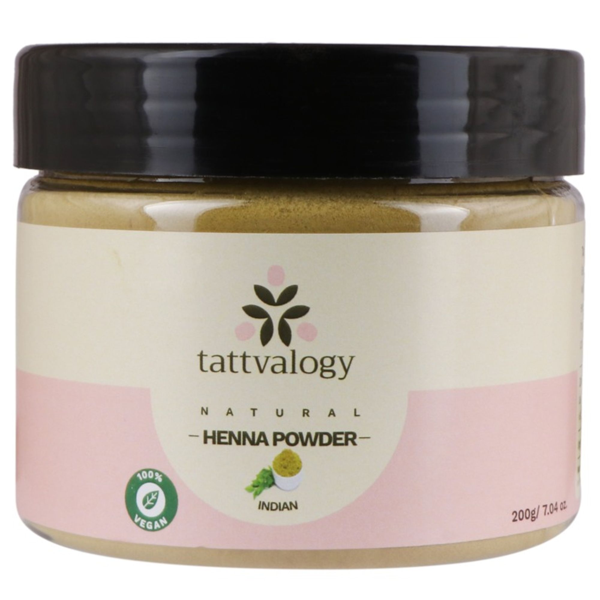 Tattvalogy Natural Henna Powder -From Rajasthan, Natural Hair Color & Conditioning for Healthy Hair