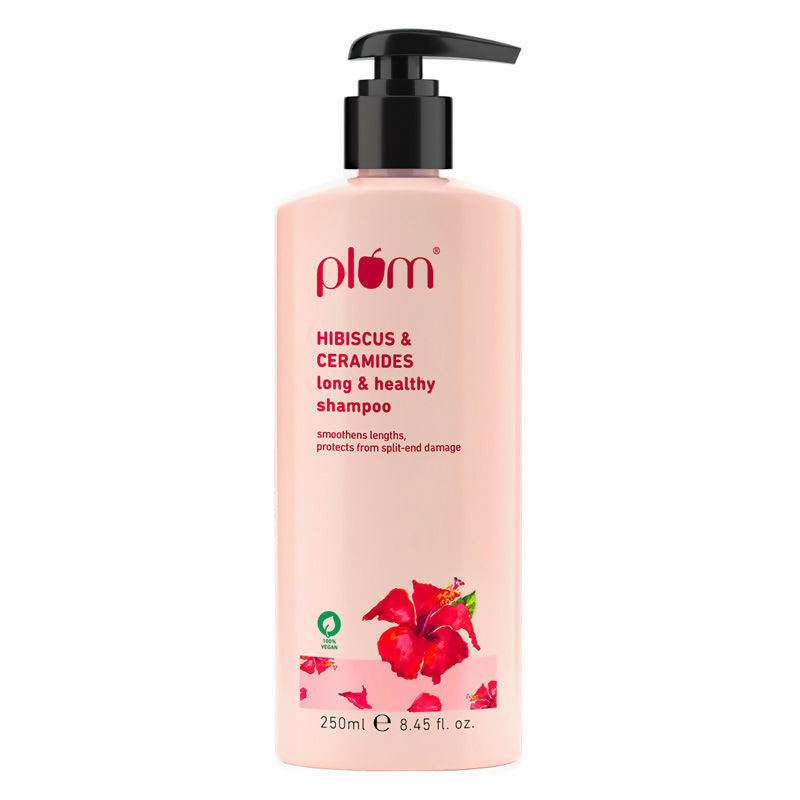 Plum Hibiscus & Ceramides Shampoo For Long, Healthy Hair - Distacart