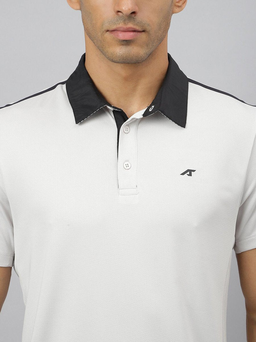 Alcis Men Train-Tech Anti-Static Slim-Fit Training Polo T-Shirt - Distacart