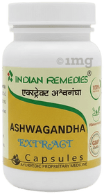 Thumbnail for Indian Remedies Extract Of Ashwagandha Capsules