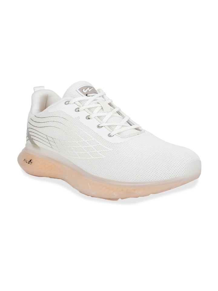 Buy Campus Men Off White Mesh Running Shoes Online At Low Price