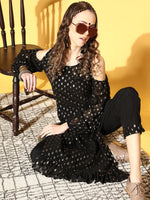 Thumbnail for Ahalyaa Women Ethnic Motifs Printed Georgette Anarkali Kurta - Distacart