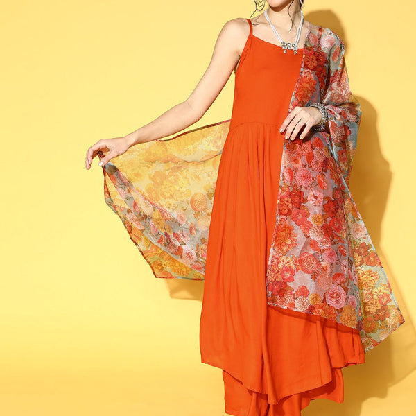 InWeave Orange Strappy Set - Distacart