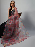 Thumbnail for InWeave Black Strappy Set With Green Organza Dupatta