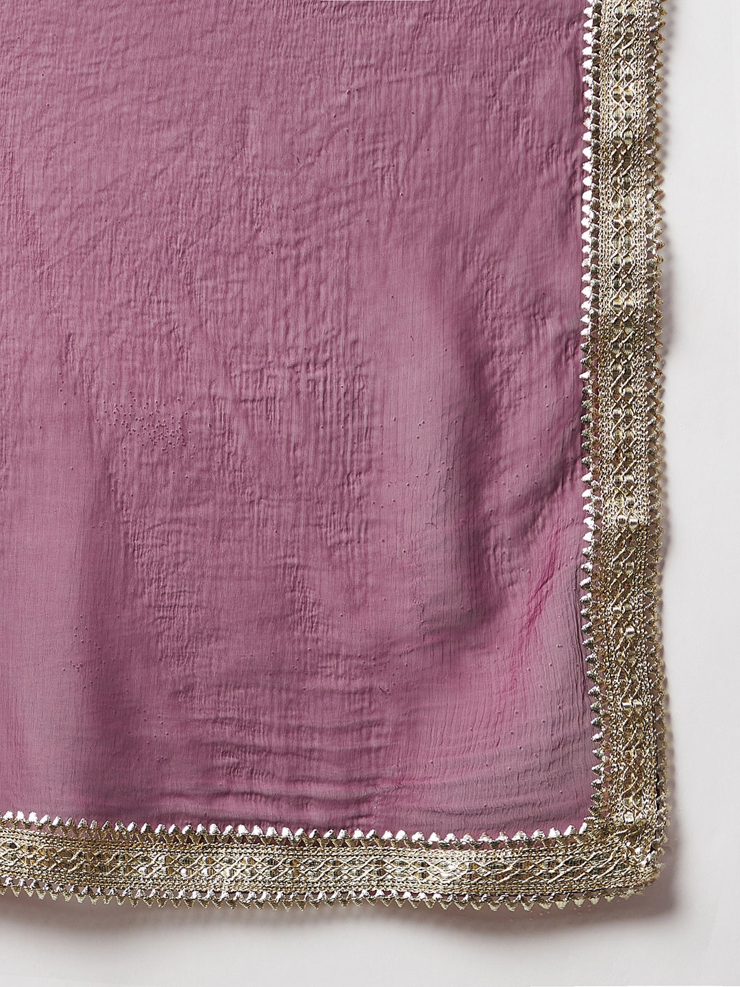 InWeave Wine Gota Mirror Sharara Set