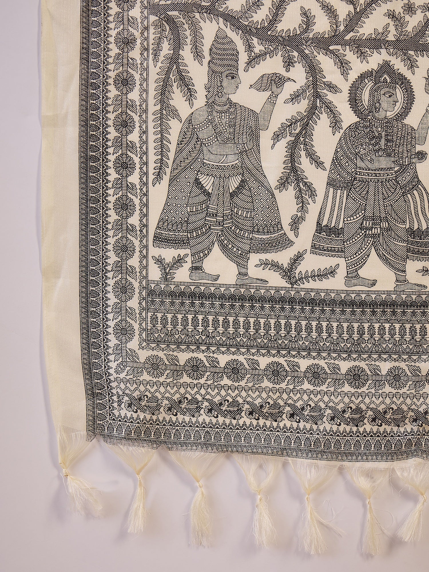 InWeave Black Sweetheart Kurta With Dupatta - Distacart