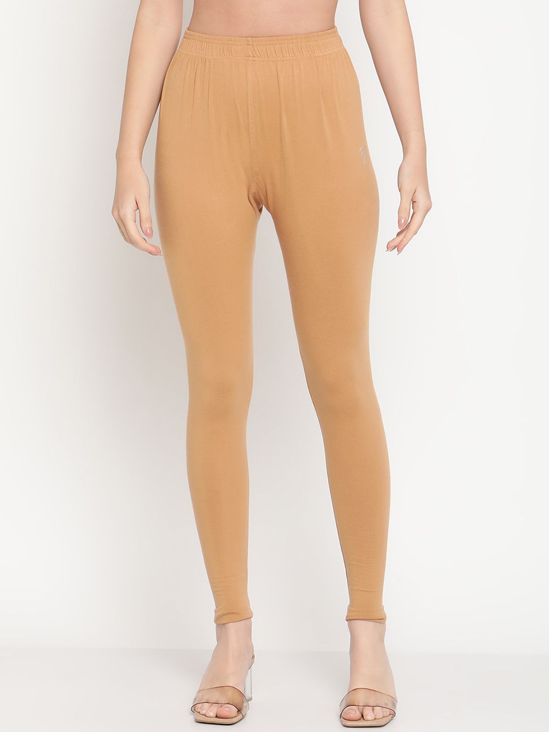 TAG 7 Women Pack Of 2 Solid Comfort-Fit Ankle-Length Leggings - Distacart