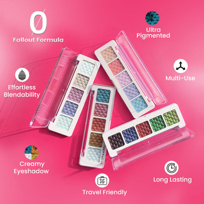 Shopaarel Sparkle 5 Color Eyeshadow - Omg - Distacart