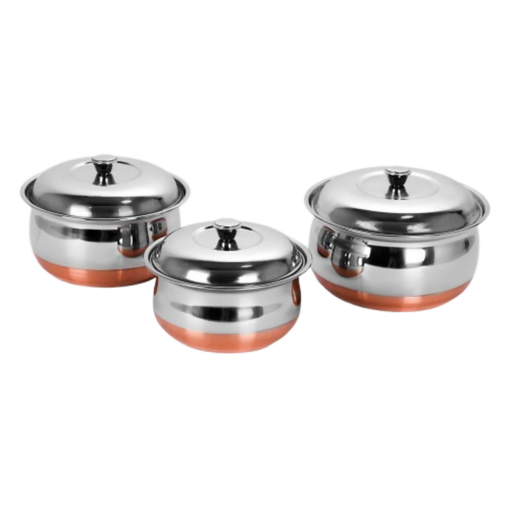 Sumeet Stainless Steel Handi Pot Set - Dista