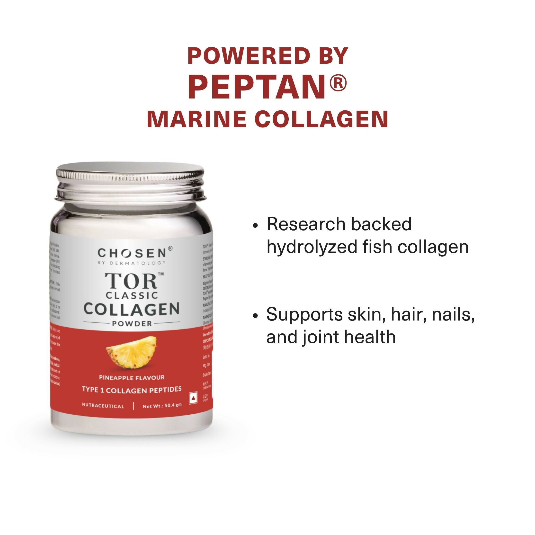 Chosen Tor Classic Marine Collagen Powder Skin Hair & Joint Health