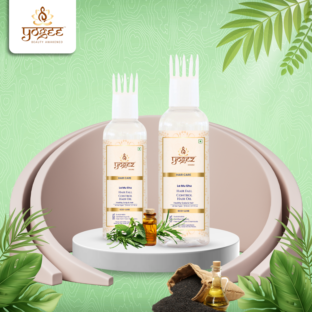 Yogez La Mu Shu Hair Fall Control Hair Oil - Distacart