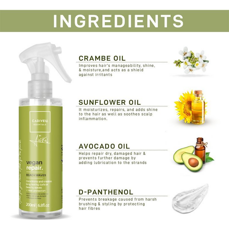 Cadiveu Vegan Repair Beach Waves - Distacart